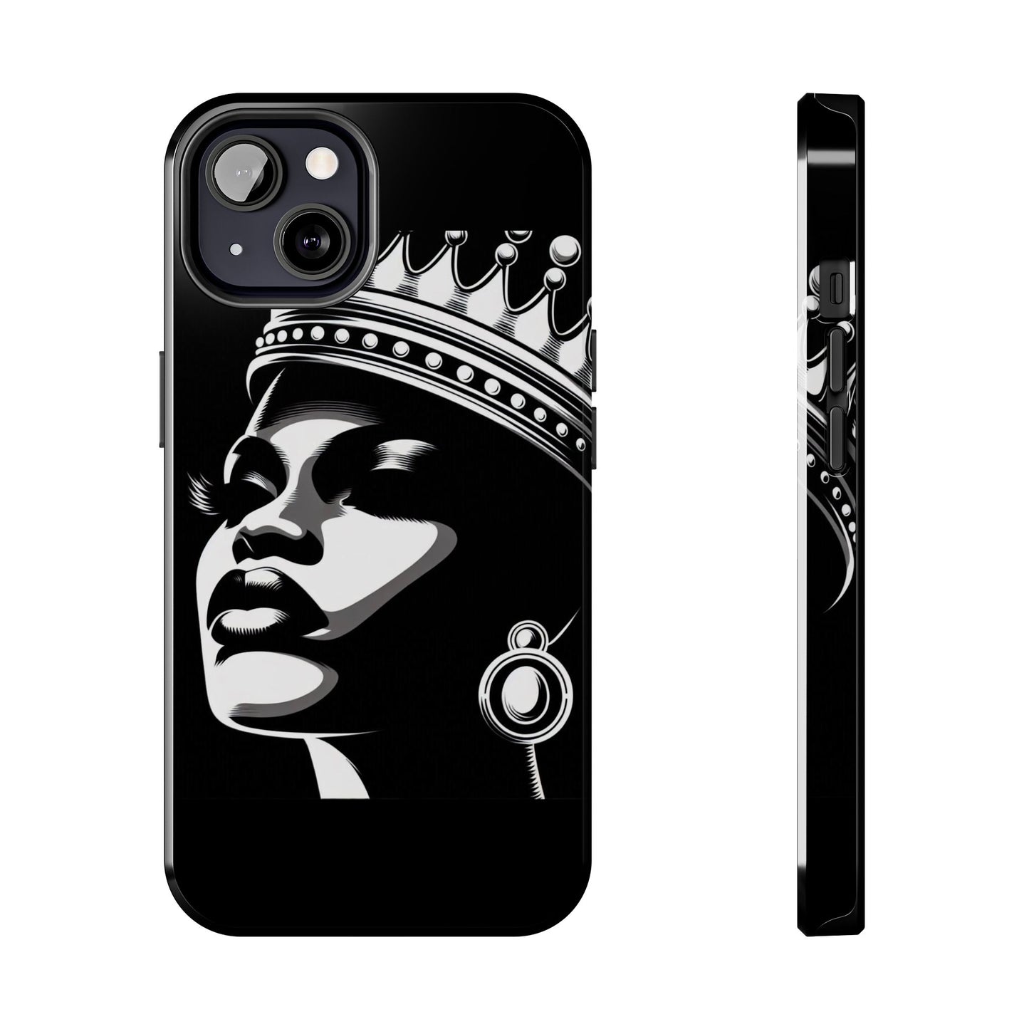 Regal Queen Tough Phone Case, Stylish Phone Cover, Gift for Her, Birthday, Empowerment, Bold Statement, Durable Phone Accessory