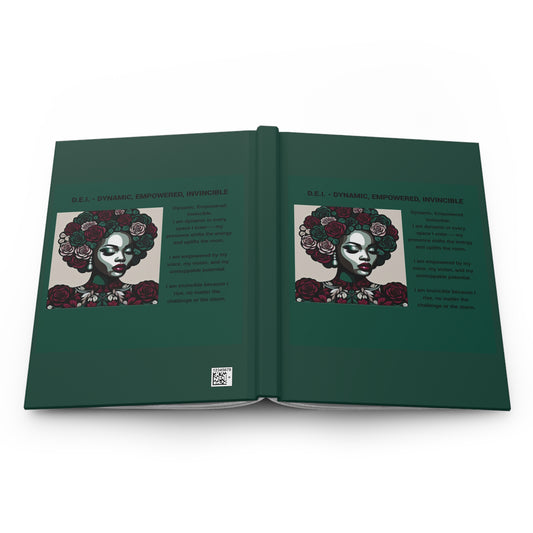 Empowered Woman Journal - Dynamic, Empowered, Invincible Design