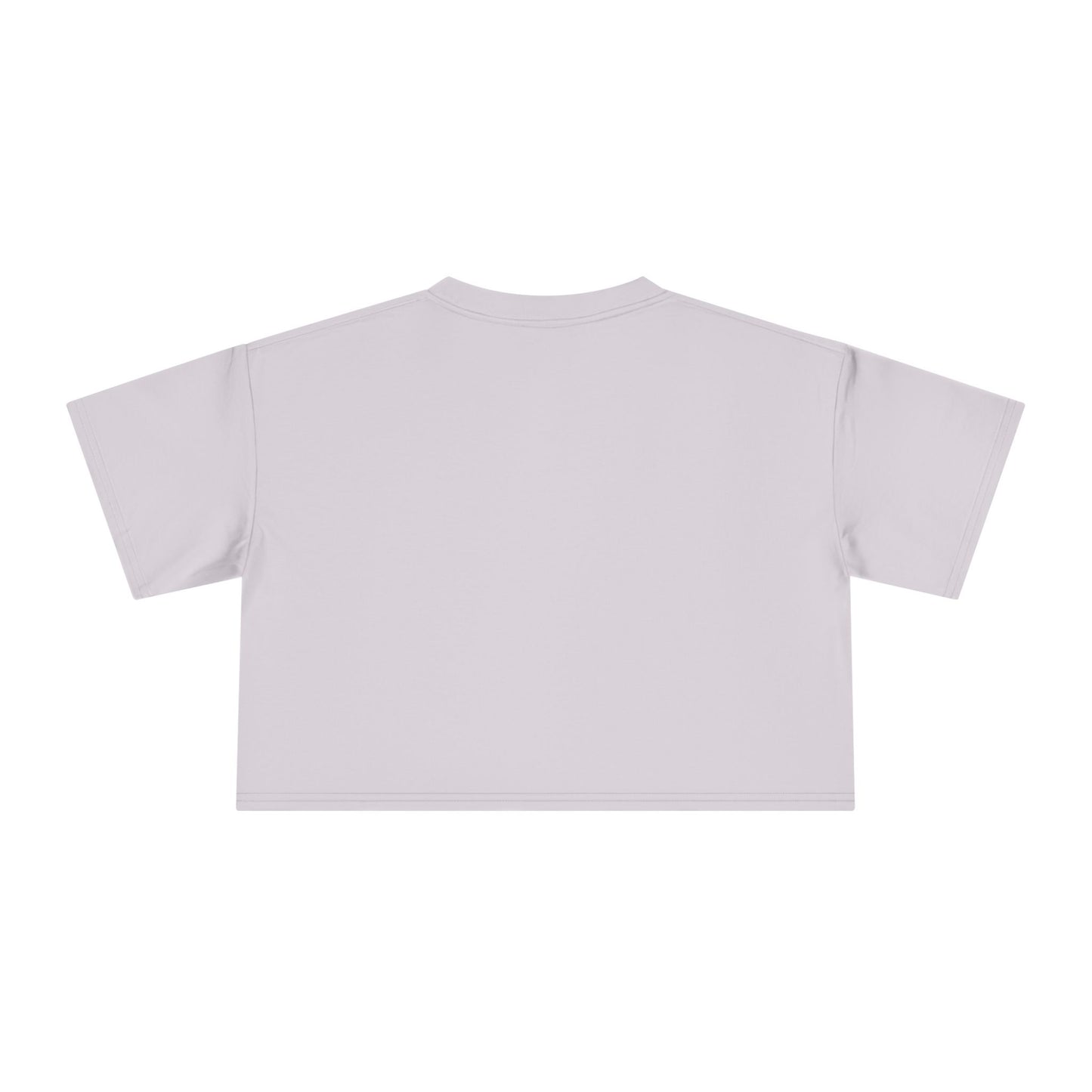 Chic Women's Crop Tee with Elegant Lavender & Alabaster Striped Gold Baroque Print - Perfect for Fashionistas, Festivals, Gifts, Summer Wear