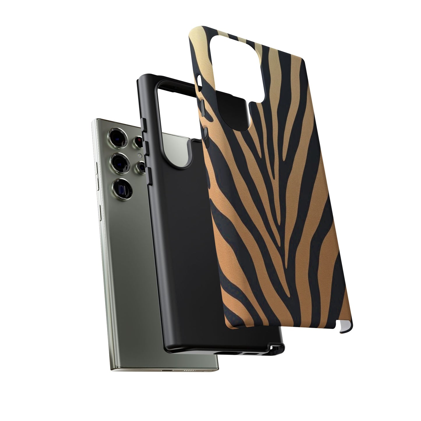 Zebra Print Tough Phone Case