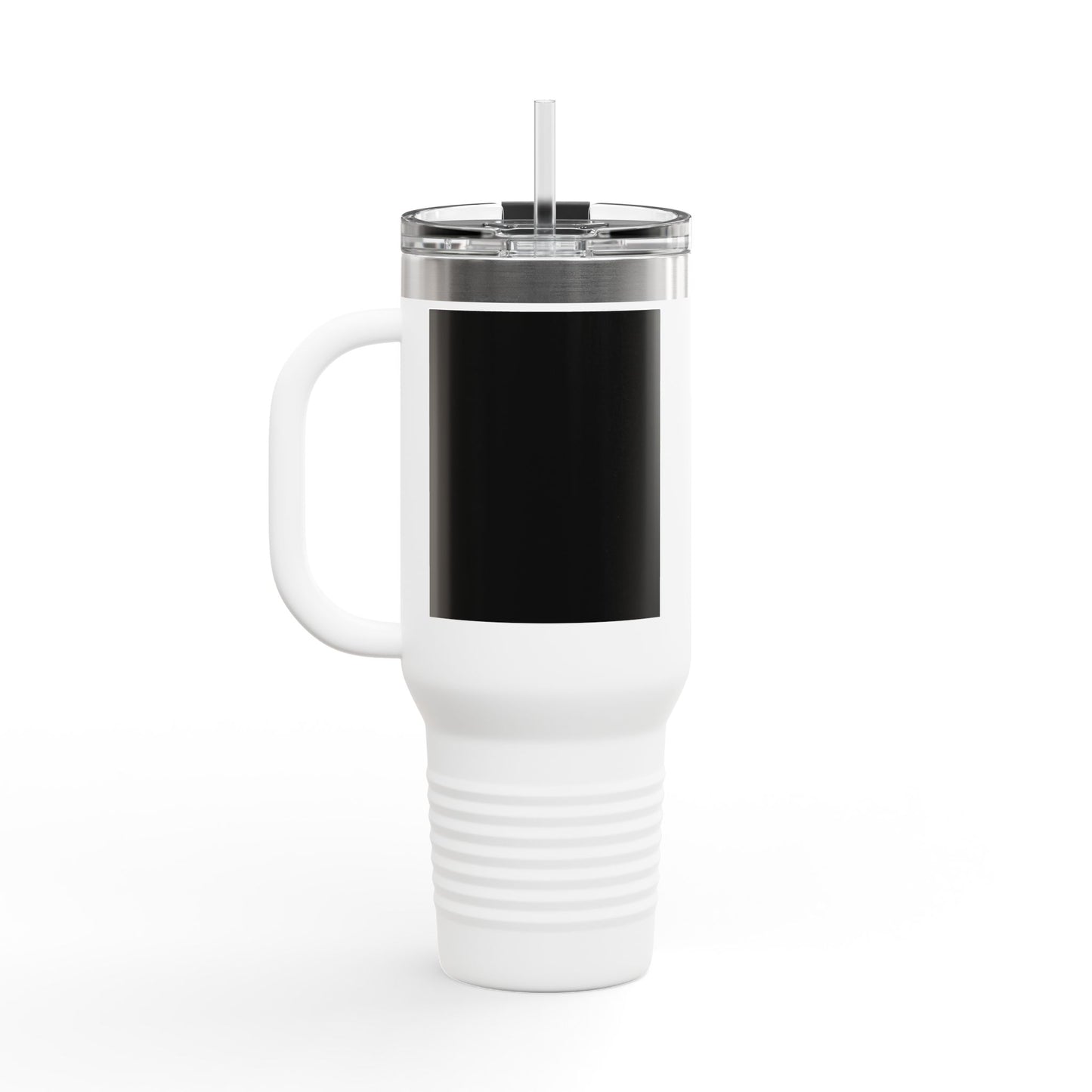 Insulated Black Travel Mug, 40oz - Ideal for On-the-Go Hydration, Travel, Outdoor Adventures, and Everyday Use - Perfect Gift for Coffee Lovers