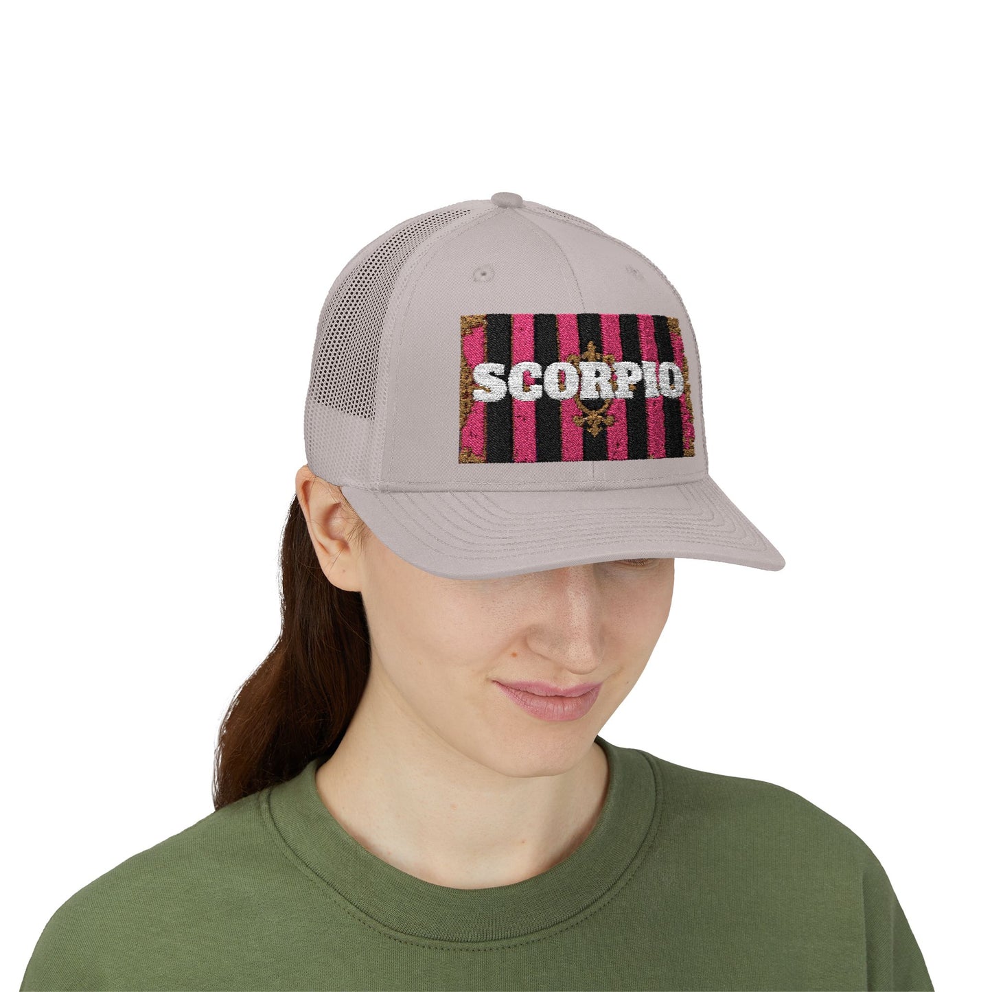 Scorpio Snapback Trucker Cap | Zodiac Hat, Astrology Gift, Trendy Cap for Astrology Lovers, Summer Style, Unique Birthday Gift