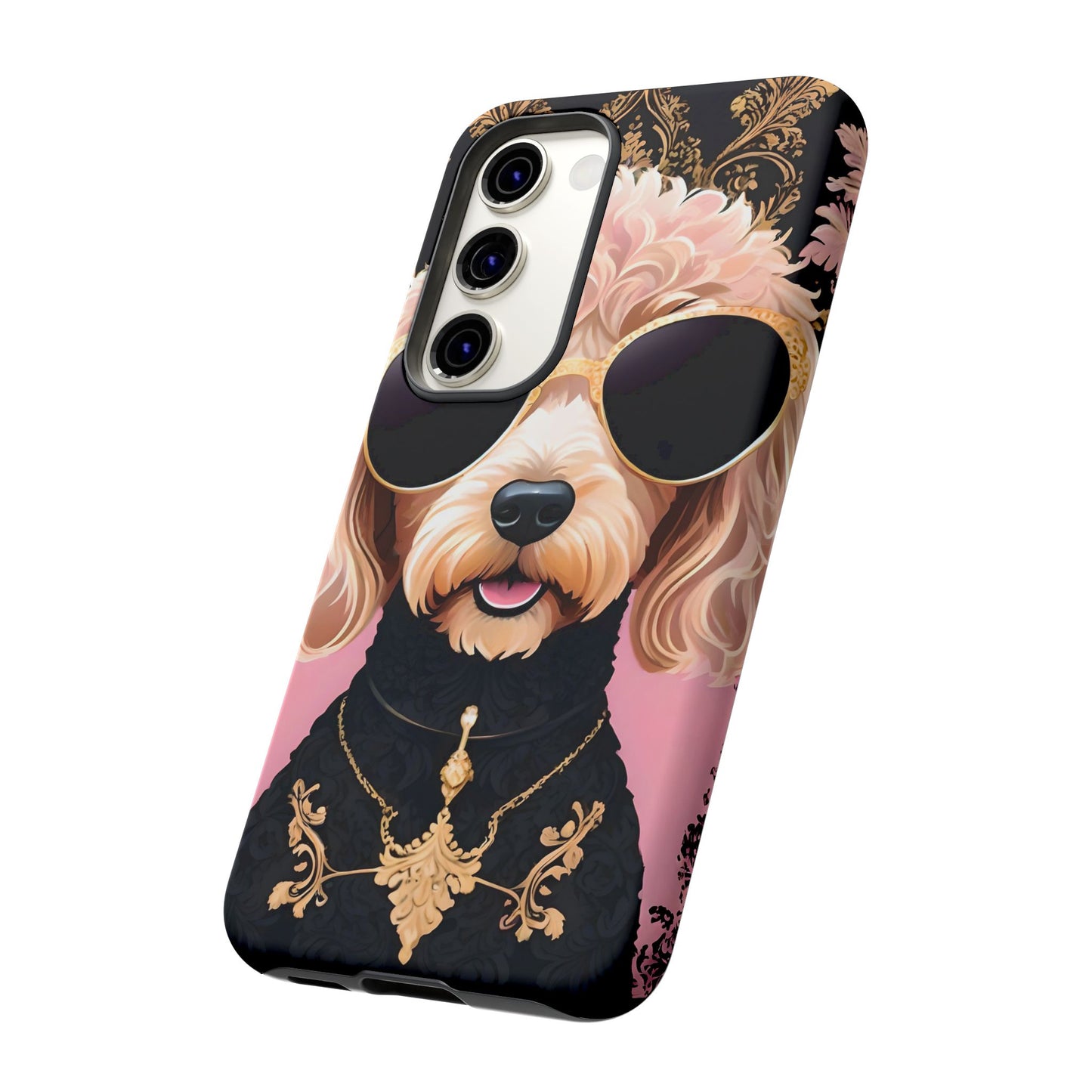 Phone Case - Golden Doodle In Sunglasses Tough Case