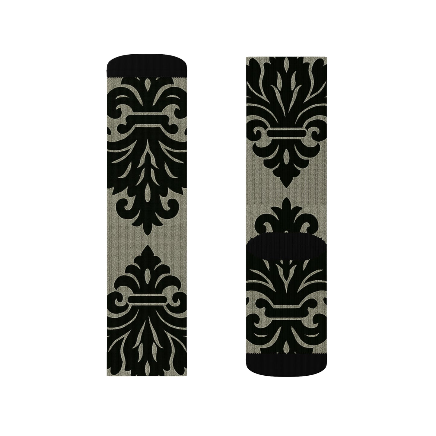 Chic Baroque Design Socks | Stylish Patterned Socks for Every Occasion, Gift for Her, Fashion Socks, Trendy Outfit Essentials