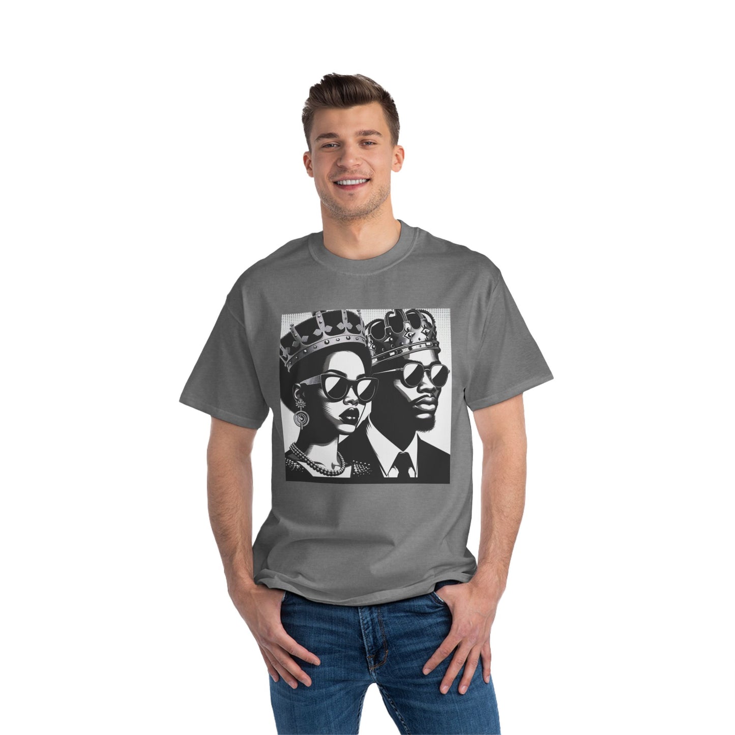 Royalty-Inspired Unisex Graphic Tee - Stylish Casual Wear for Kings and Queens, Unique Gift, Fashion Statement, Streetwear