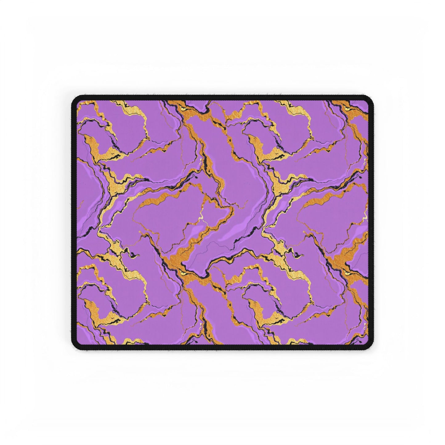 Elegant Marble Lavender Desk Mats - Purple & Black, Office Decor, Workspace Accessories, Desk Protection, Gift for Professionals