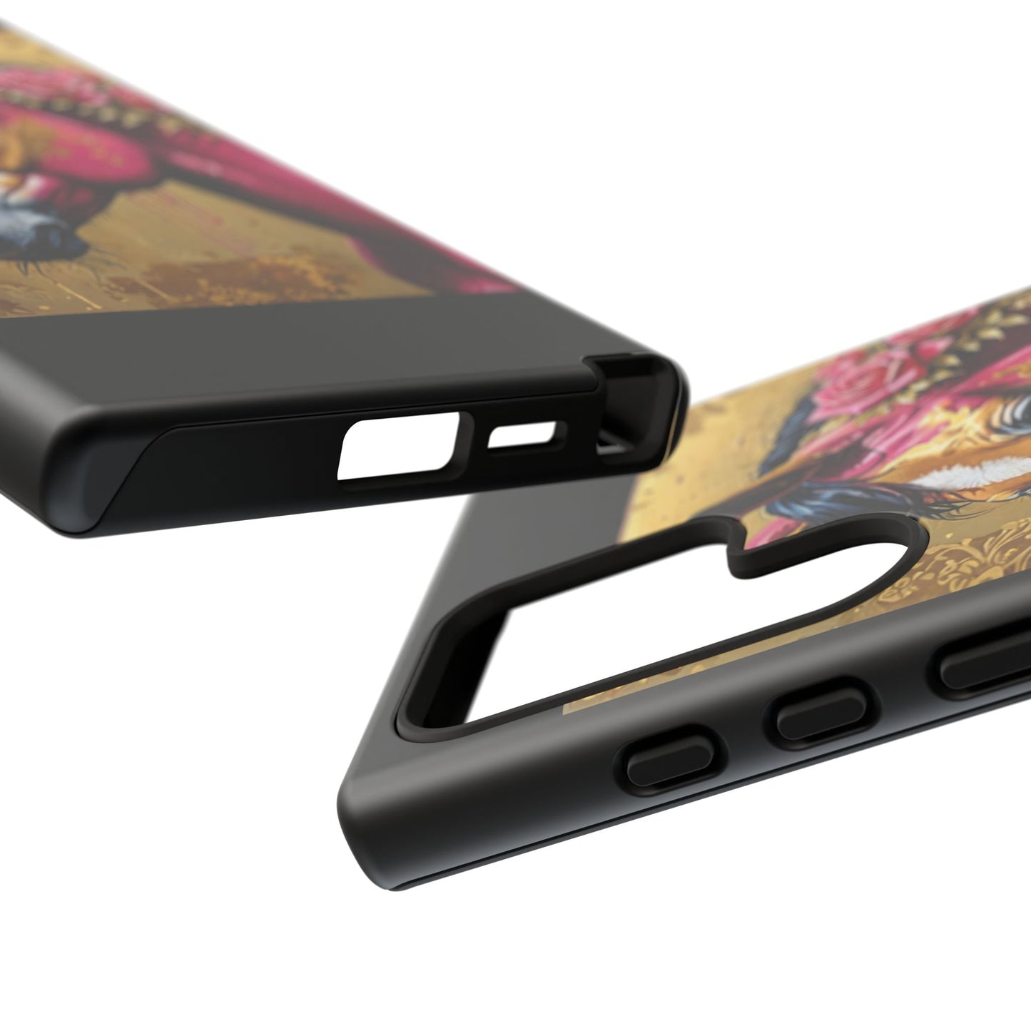 Phone Case - Elegant Horse Damask Design