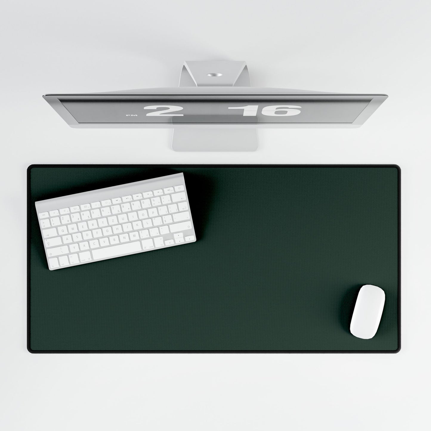 Elegant Midnight Green Desk Mats for Home Office, Stylish Mouse Pad, Desk Accessories, Gift for Students, Minimalist Desk Decor
