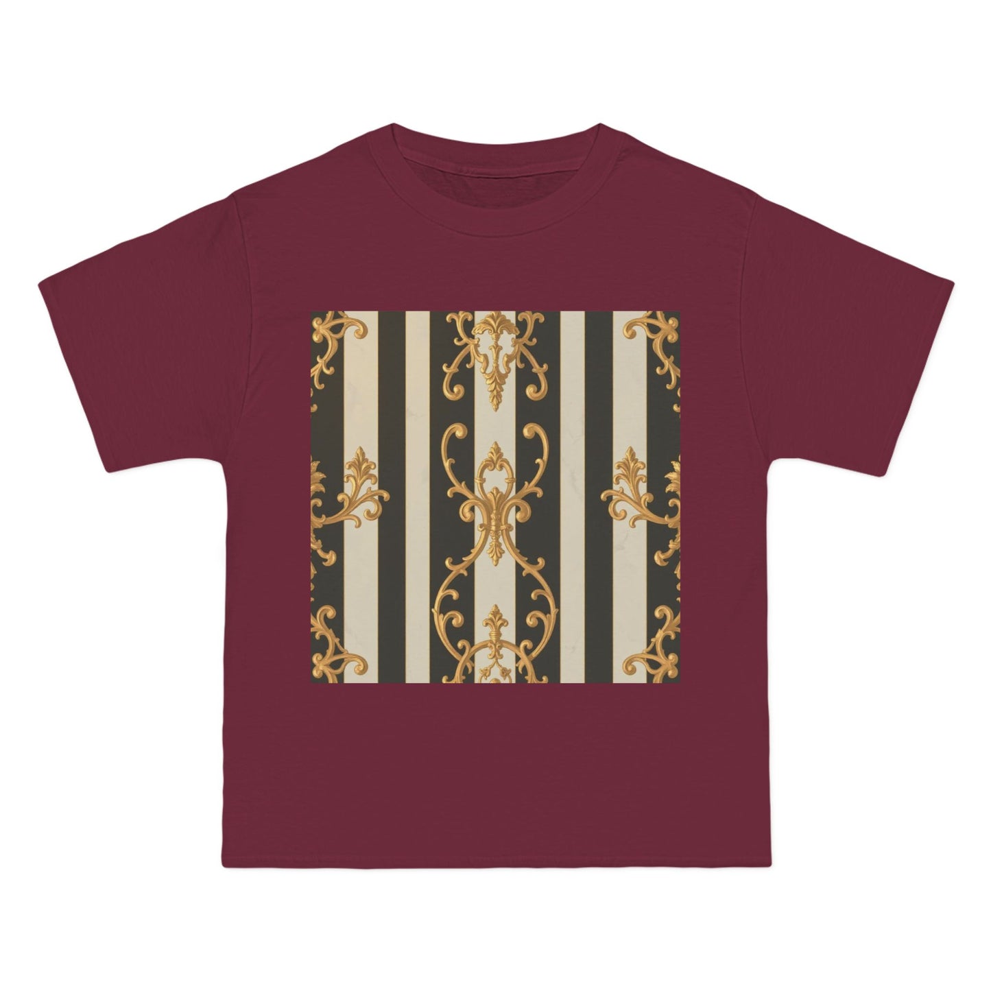 Elegant Baroque-Inspired Short-Sleeve T-Shirt, Vintage Style Tee, Fashion Statement Top, Unique Gift for Art Lovers
