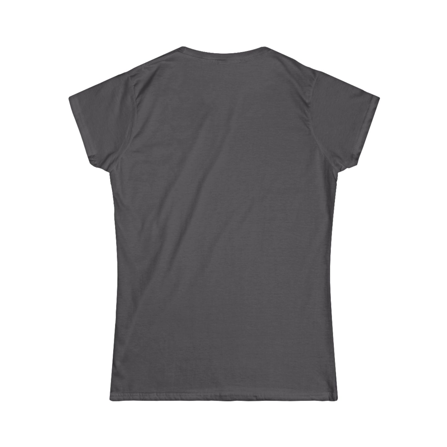 Chic Baroque Pattern Women's Softstyle Tee, Casual Summer Fashion, Gift for Her, Elegant Everyday Wear - Pink Striped Gold Baroque