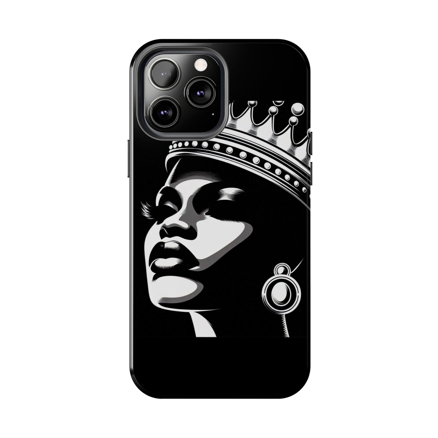 Regal Queen Tough Phone Case, Stylish Phone Cover, Gift for Her, Birthday, Empowerment, Bold Statement, Durable Phone Accessory