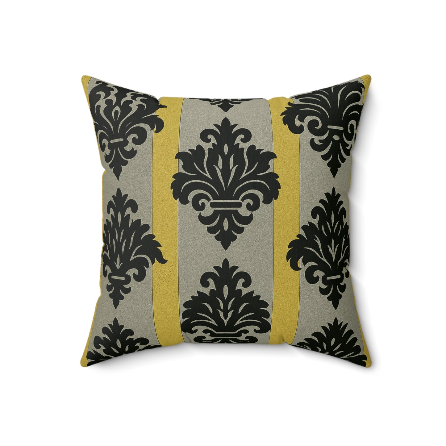 Elegant Black and Silver Baroque Pillow, Decorative Cushion, Living Room Decor, Home Accent, Gift for Housewarming, Luxury Pillow