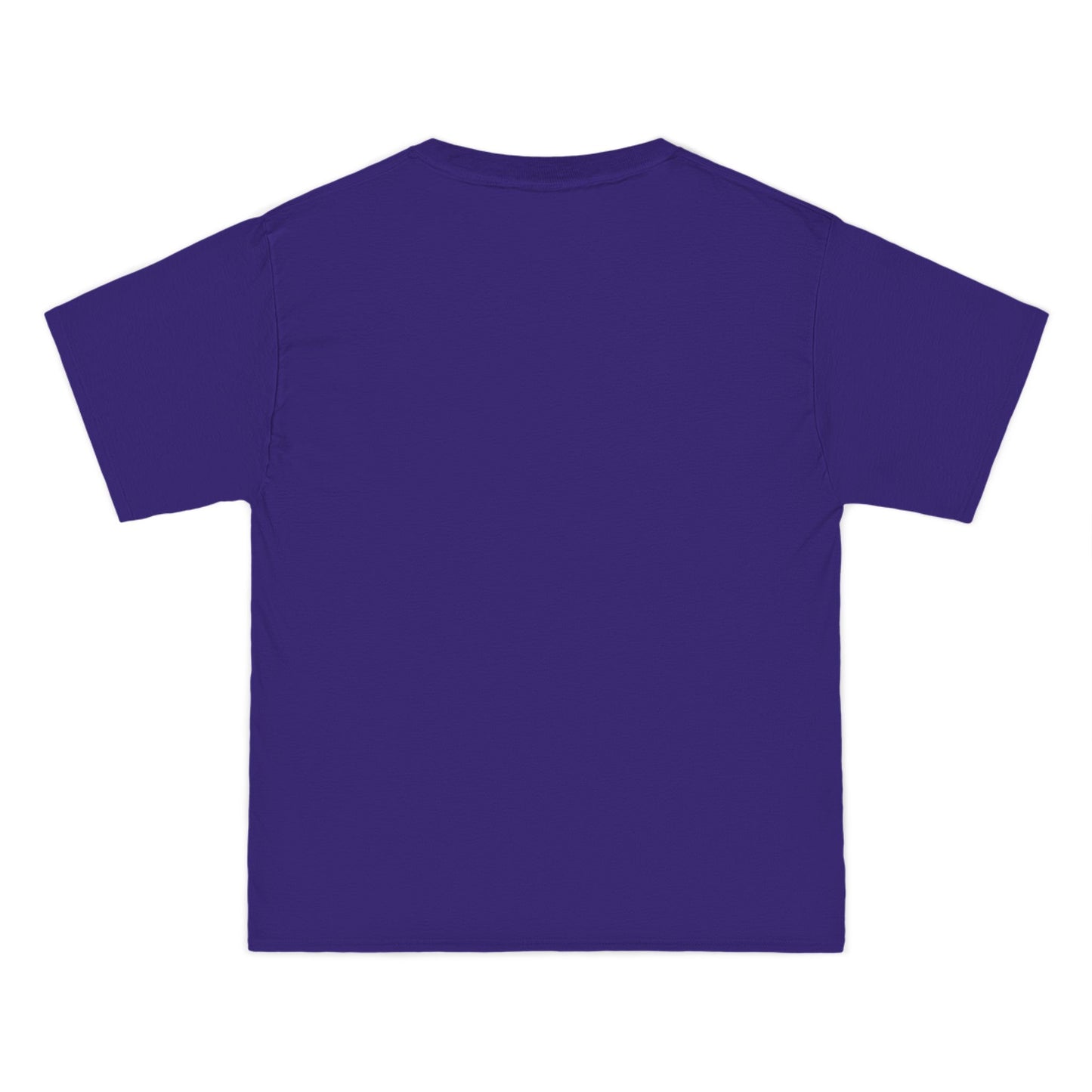 Elegant Unisex Graphic T-Shirt - Vintage Inspired, Casual Wear, Unique Gift, Art Tee, Fashion Statement - Blue & Plum Striped Silver Crest