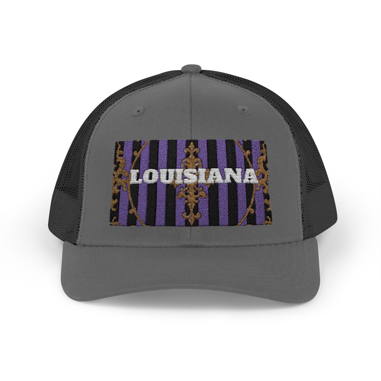 Louisiana Pride Snapback Trucker Cap | Festival Hat, Outdoor Accessory, Summer Style, Unique Gift for Travelers, Sports Enthusiasts
