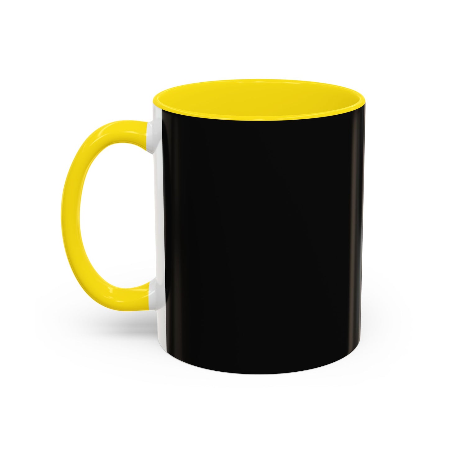 Stylish Black Accent Coffee Mug for Home or Office | Perfect Gift for Coffee Lovers, Unique Black Mug, Customizable Drinkware