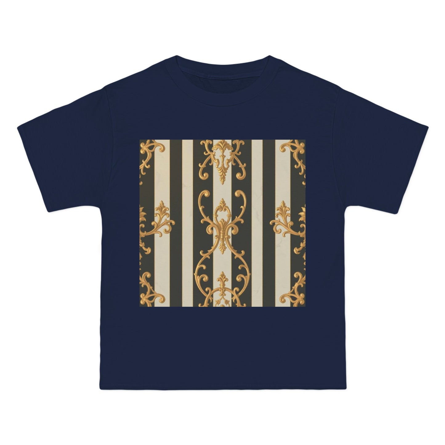 Elegant Baroque-Inspired Short-Sleeve T-Shirt, Vintage Style Tee, Fashion Statement Top, Unique Gift for Art Lovers