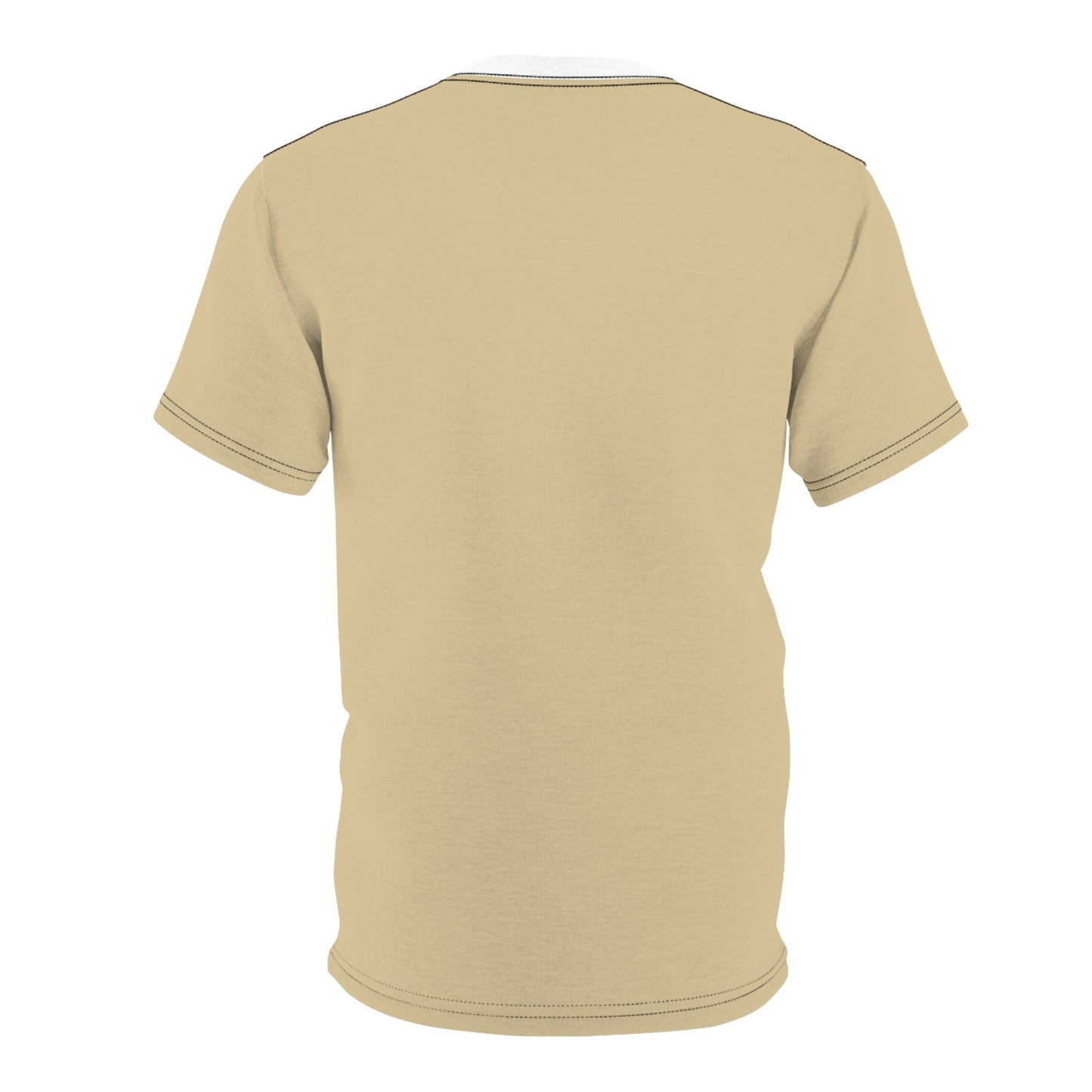 Vanilla Wheat (White Collar) Stylish Unisex Cut & Sew Tee - Perfect for Casual Days, Gift Ideas, Unique Fashion, and Every Occasion