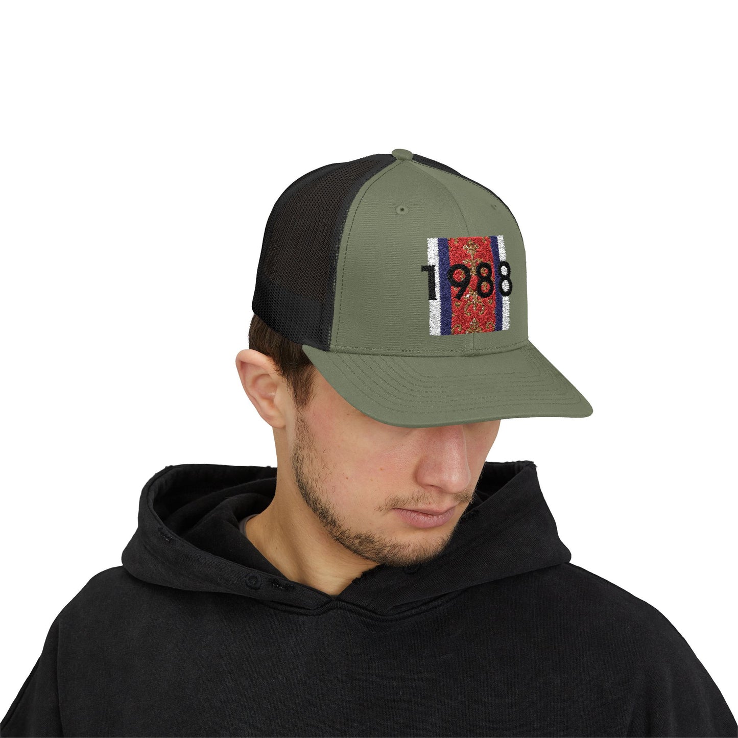 Vintage 1988 Snapback Trucker Cap, Retro Dad Hat, Unisex Hat, Adjustable Cap, Stylish Summer Accessory