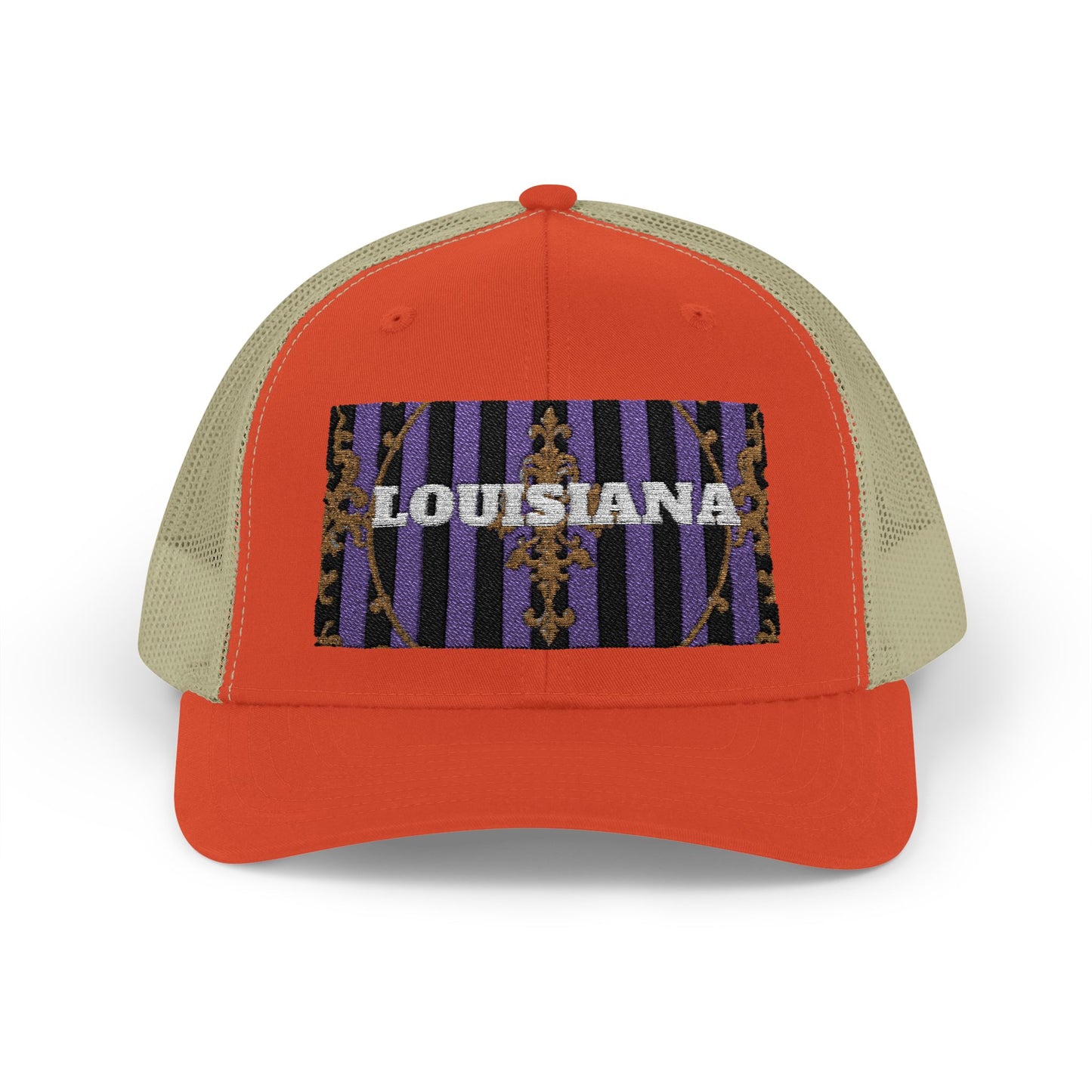 Louisiana Pride Snapback Trucker Cap | Festival Hat, Outdoor Accessory, Summer Style, Unique Gift for Travelers, Sports Enthusiasts