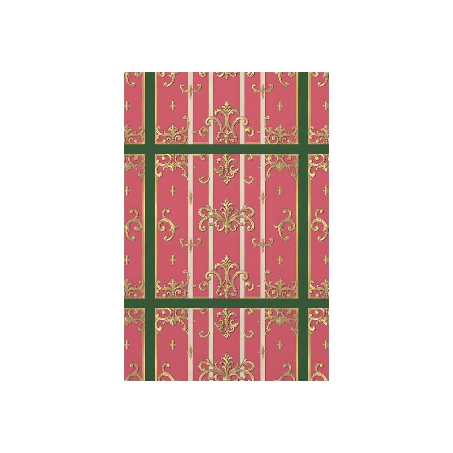 Elegant Green Border Pink & Gold Foam Board Decor - Party Backdrop, Art Display, Home Decor, Event Decoration, Wall Art