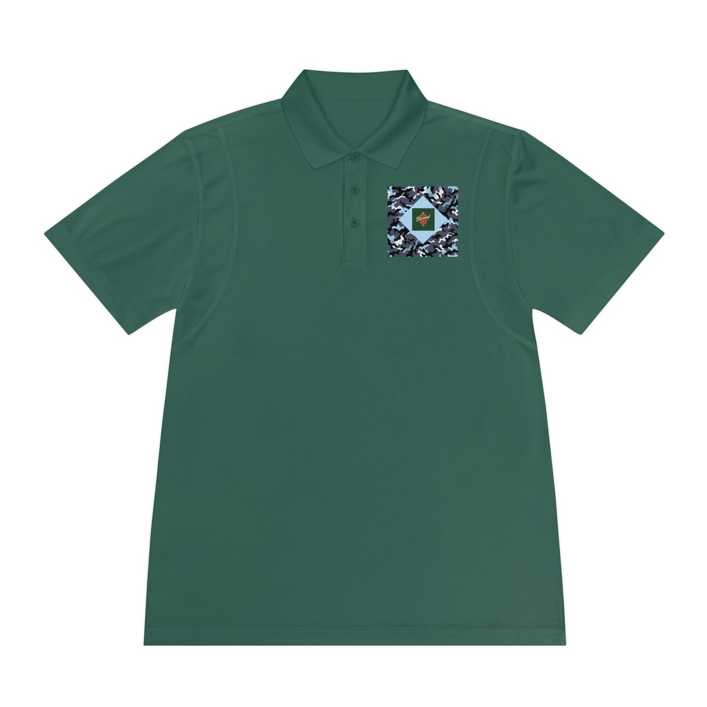 Men's Sport Polo Shirt - Camo & Diamond 8