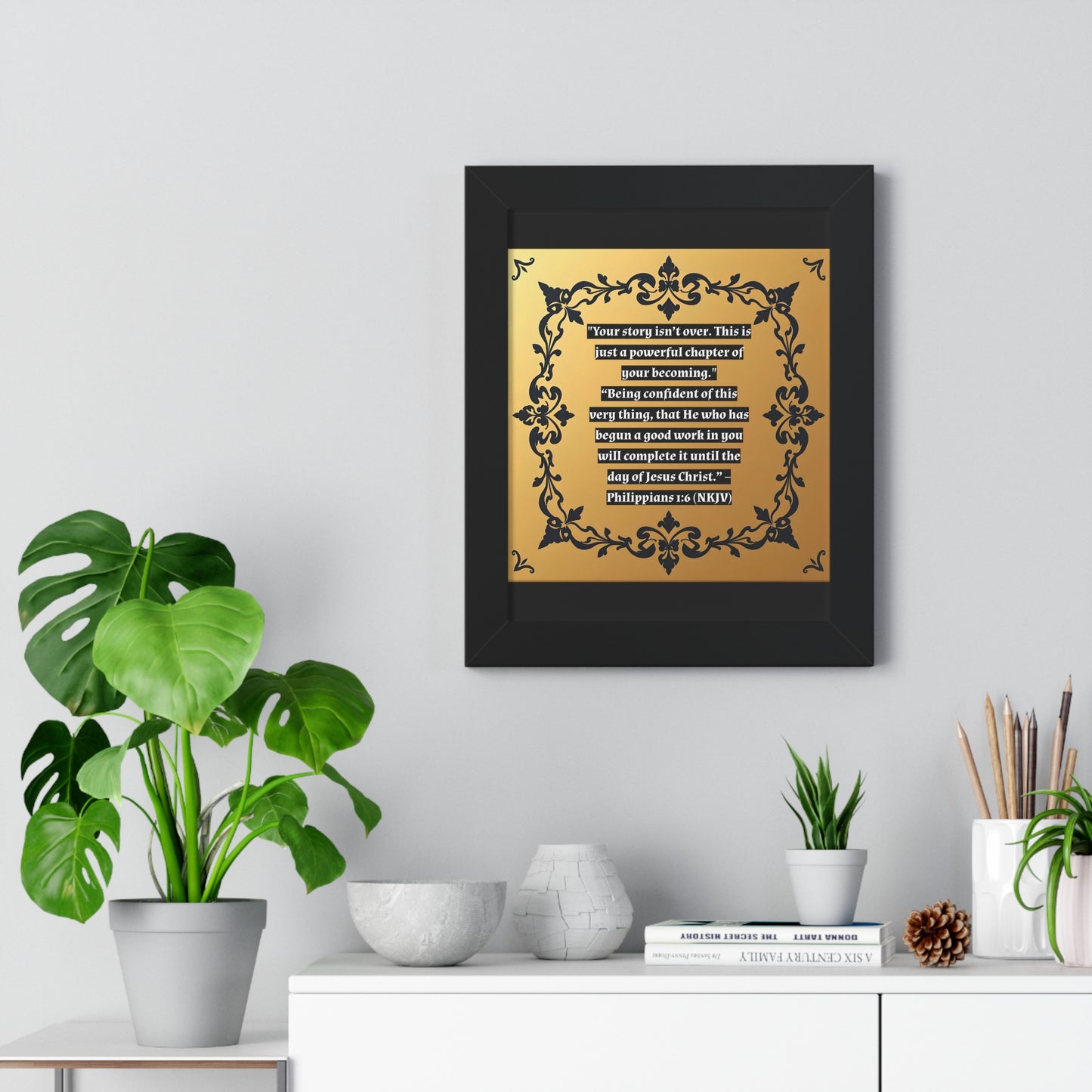Vertical Poster - 'Your story isn't over' Wall Art