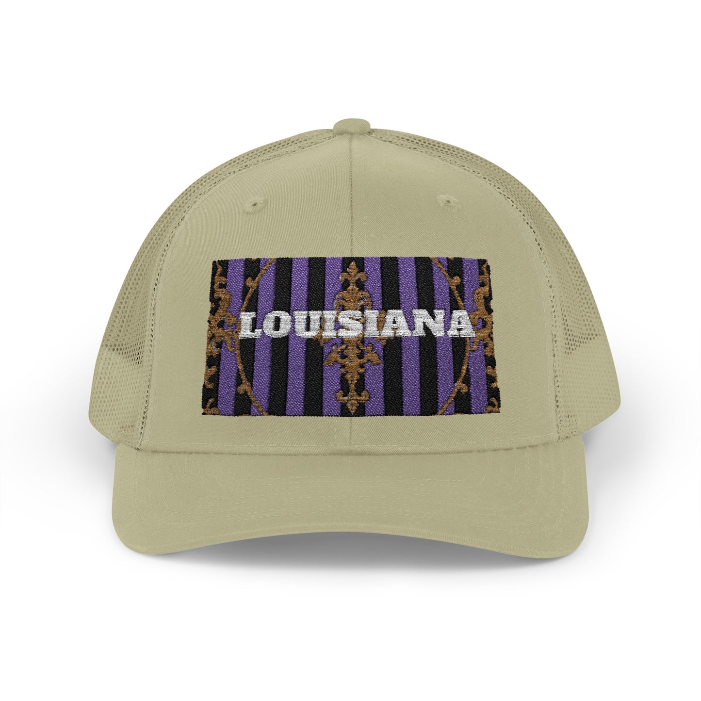Louisiana Pride Snapback Trucker Cap | Festival Hat, Outdoor Accessory, Summer Style, Unique Gift for Travelers, Sports Enthusiasts