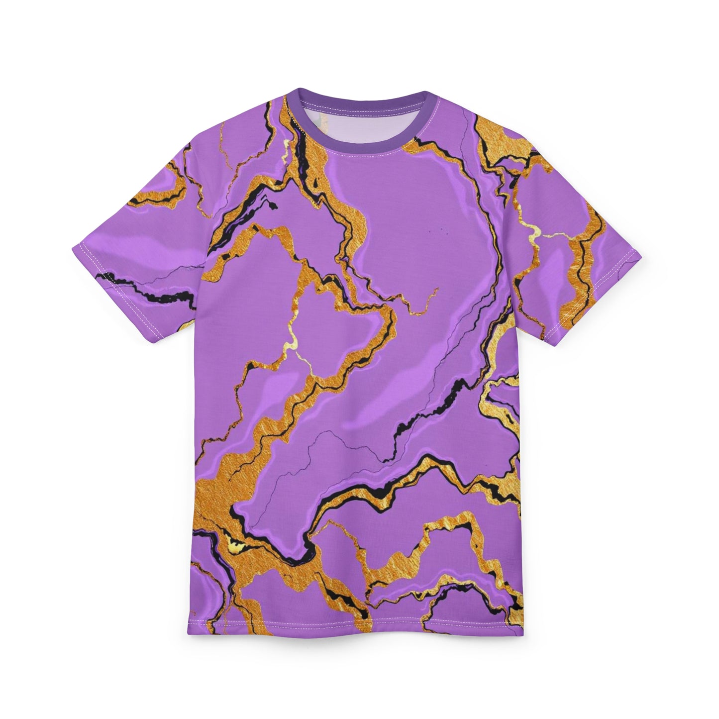 Stylish Lavender Marble Print Tee, Unique Graphic T-Shirt, Gift for Her, Casual Wear, Men's Women's Top, Birthday Gift, Summer Fashion