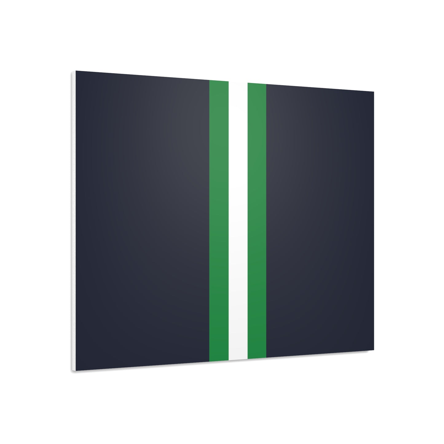 Lunar Midnight & Green-White Striped Foam Board Display, Wall Art Decor, Classroom Sign, Photo Background, Custom Art Board