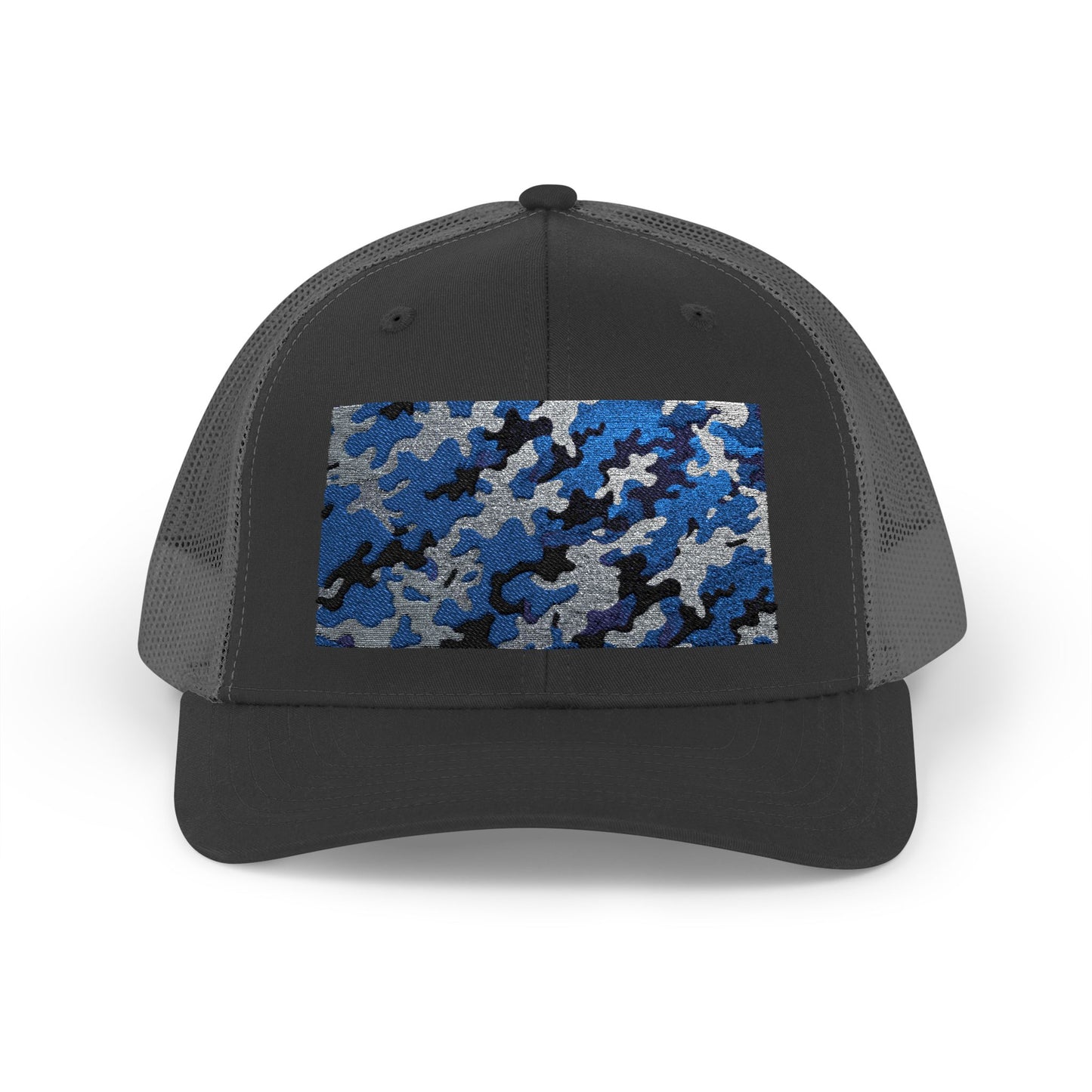 Camouflage Sequin Snapback Cap | Trendy Hats for Outdoor Lovers, Fashion Accessory, Gift for Him/Her, Summer Style - Blue Camo