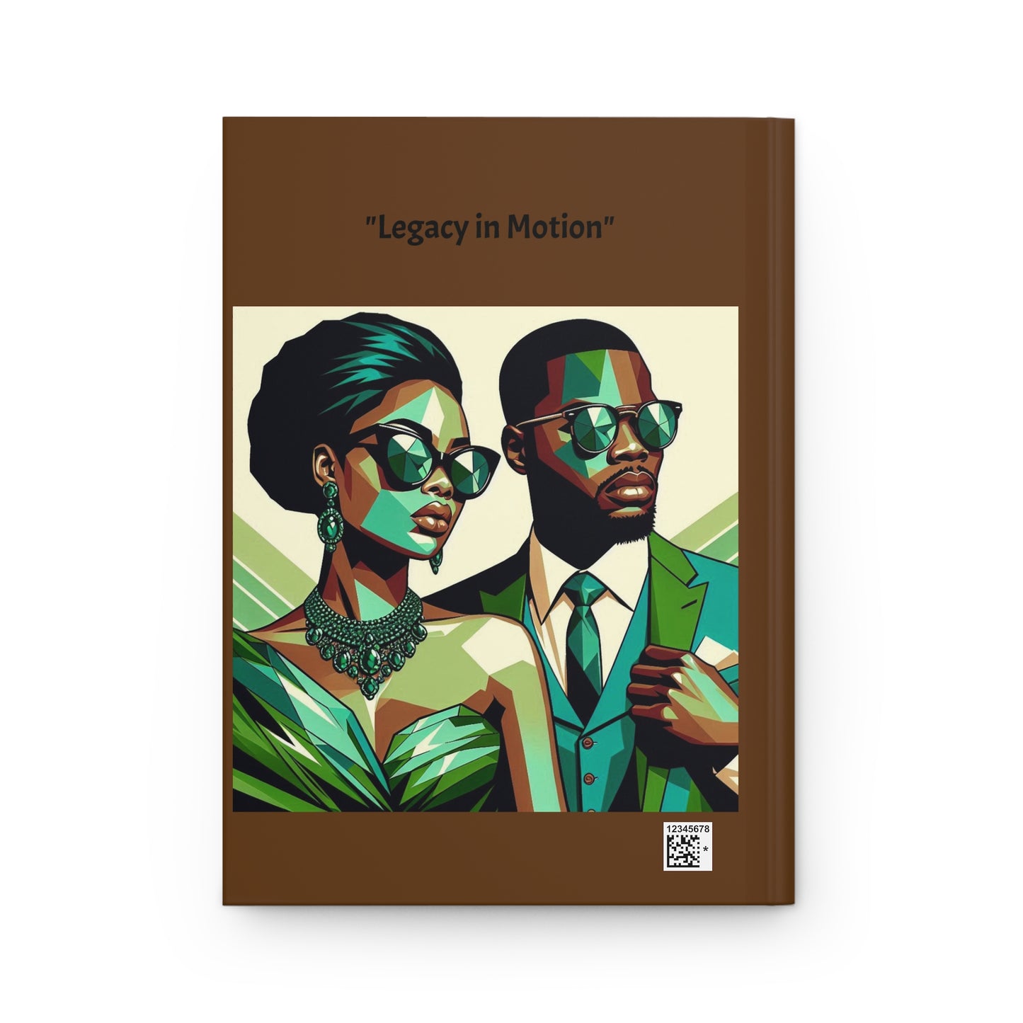Elegant Hardcover Journal - Stylish Writing Notebook - "Legacy in Motion" Design