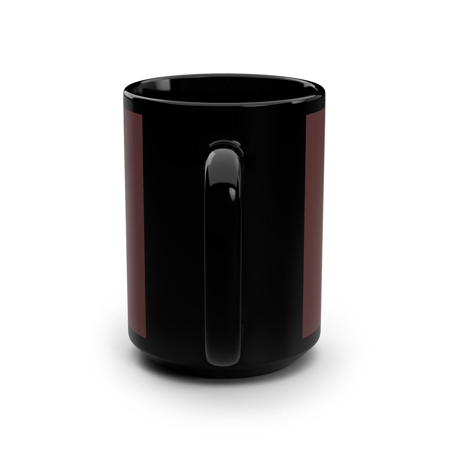 Stylish Brown Merlot Black Mug | Perfect for Coffee Lovers, Gift for Birthdays, Office Decor, Holiday Celebrations, Personalized Drinkware