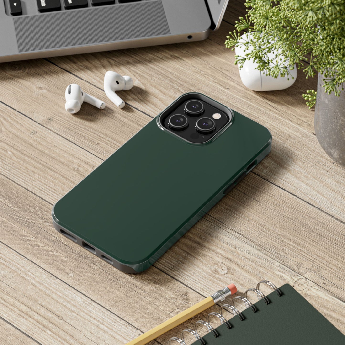 Midnight Green Tough Phone Case - Durable & Stylish Protection for Everyday Use, Gifts for Tech Lovers, Perfect for Holidays & Daily Life