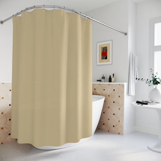 Vanilla Wheat Shower Curtain for a Tranquil Bathroom Retreat, Modern Home Decor, Stylish Bathroom Accessory, Wedding Gift, Minimalist