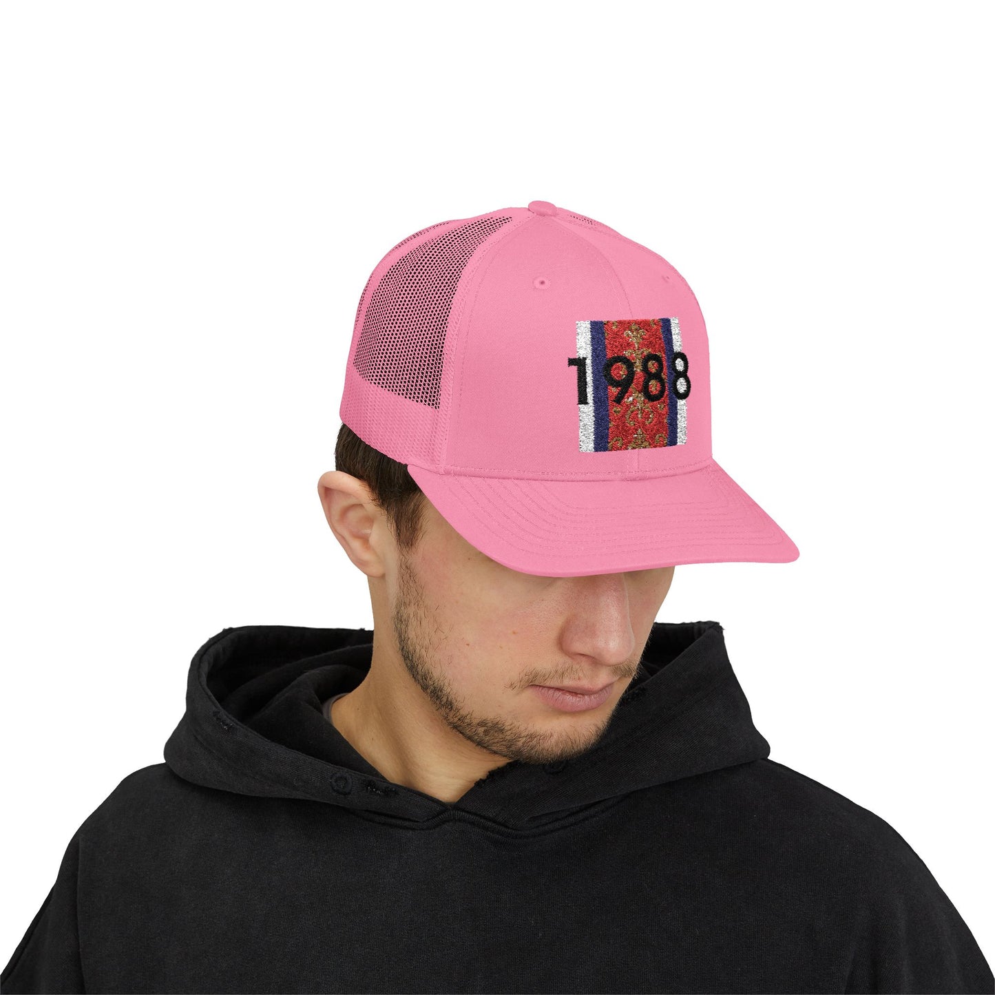 Vintage 1988 Snapback Trucker Cap, Retro Dad Hat, Unisex Hat, Adjustable Cap, Stylish Summer Accessory