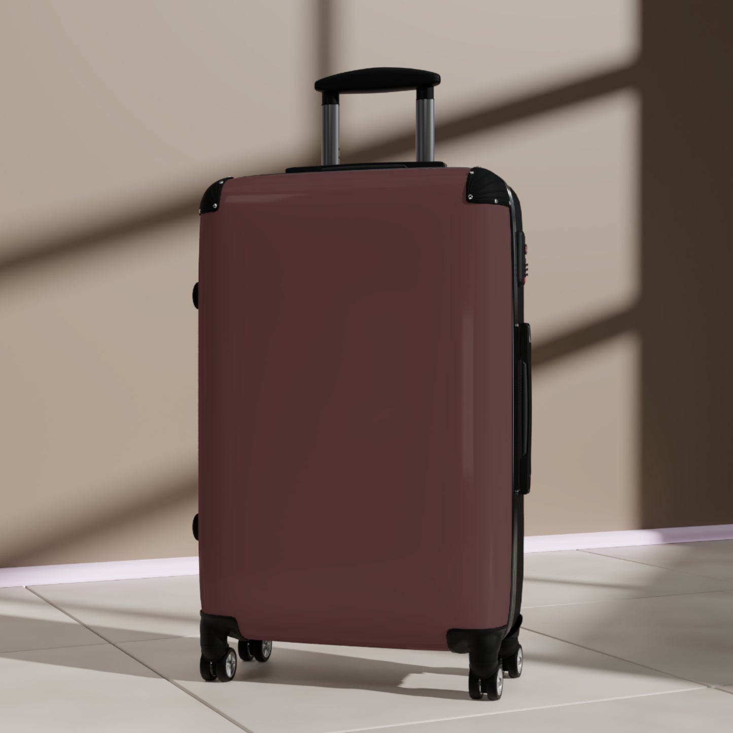 Stylish Brown Merlot Carry-On Luggage for Travelers, Travel Suitcase, Weekend Getaway Bag, Flight Essential, Boarding Bag, Vacation Companion