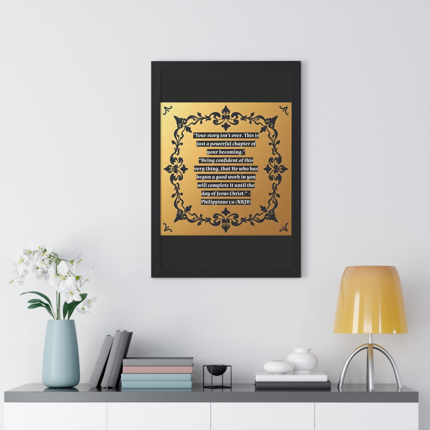 Vertical Poster - 'Your story isn't over' Wall Art