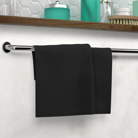 Cozy Black Face Towel - Soft Cotton Washcloth for Spa, Home, and Travel, Perfect for Self-Care, Gift for Her or Him, Set of 2