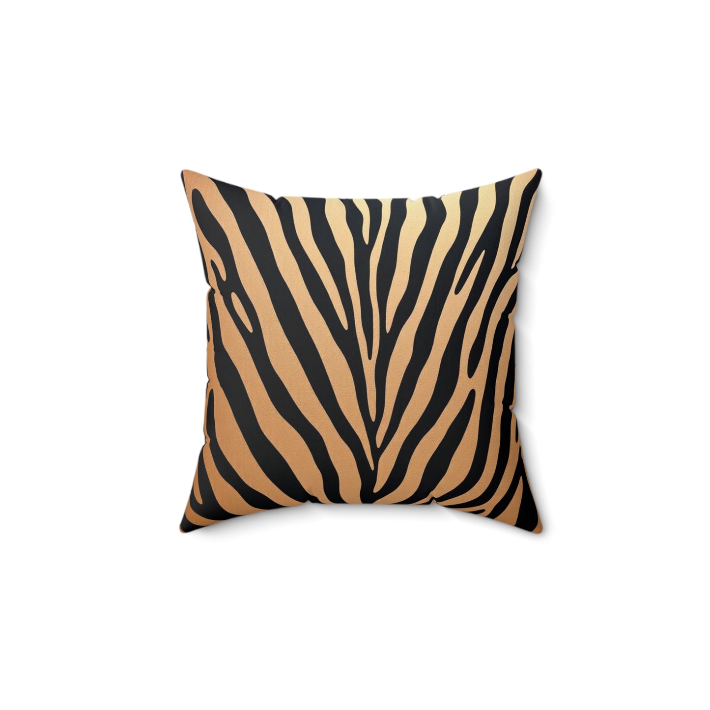 Chic Zebra Stripe Square Pillow - Stylish Home Décor