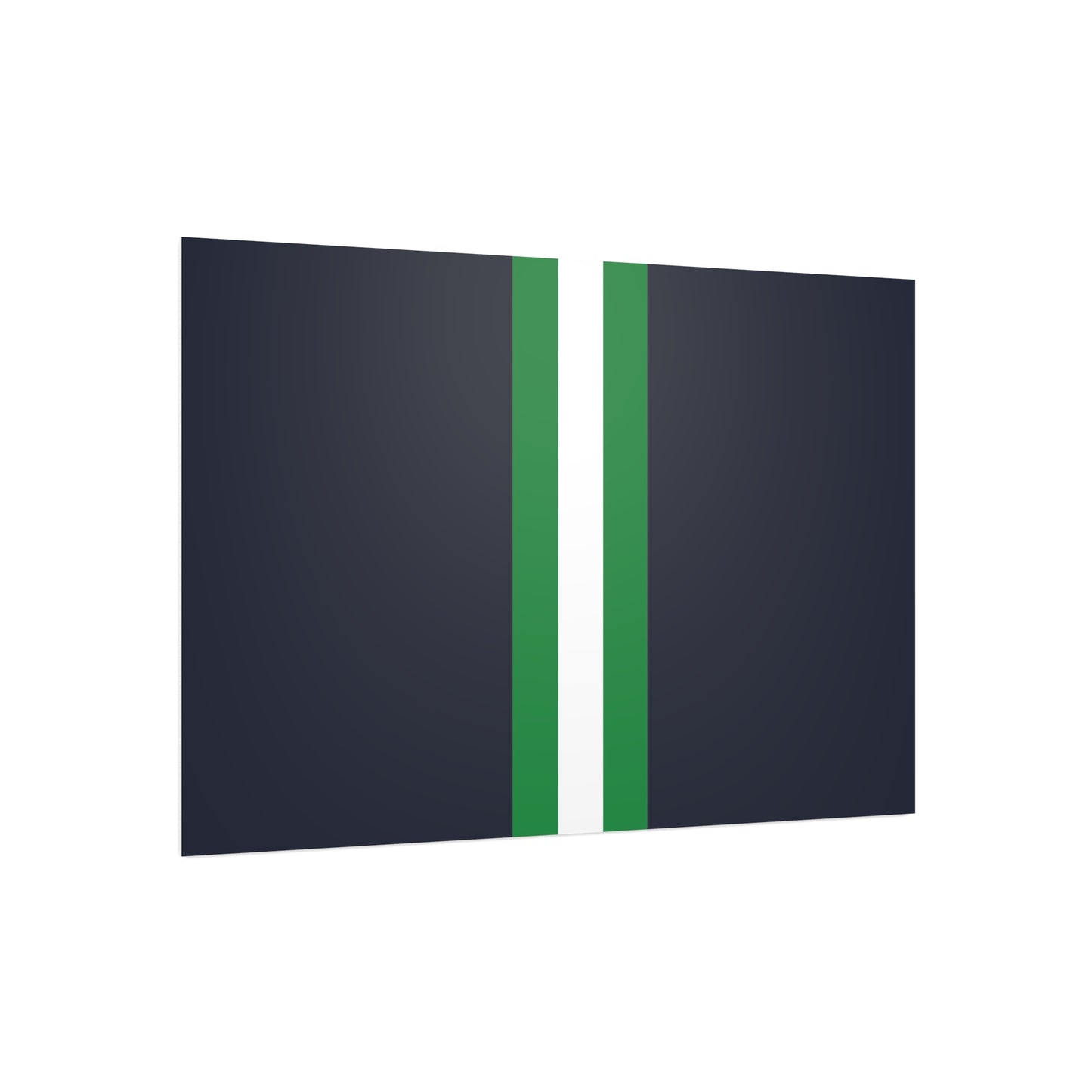 Lunar Midnight & Green-White Striped Foam Board Display, Wall Art Decor, Classroom Sign, Photo Background, Custom Art Board