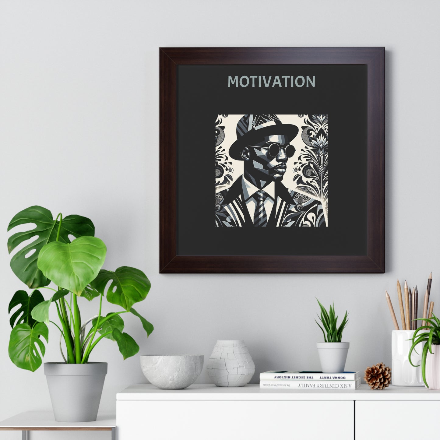 Motivational Framed Poster | Wall Art, Home Decor, Inspirational Gift, Office Decor, Modern Artwork