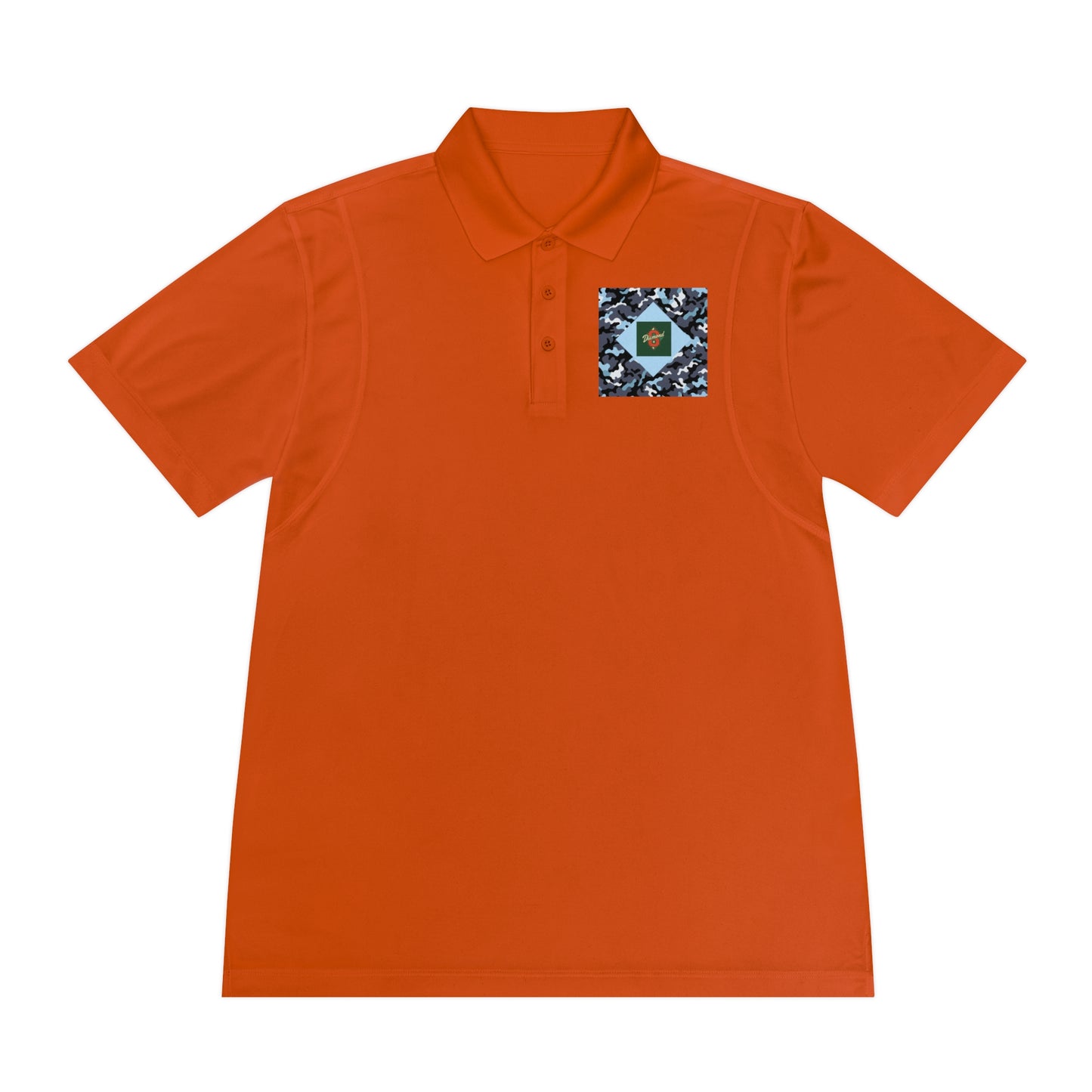 Men's Sport Polo Shirt - Camo & Diamond 8