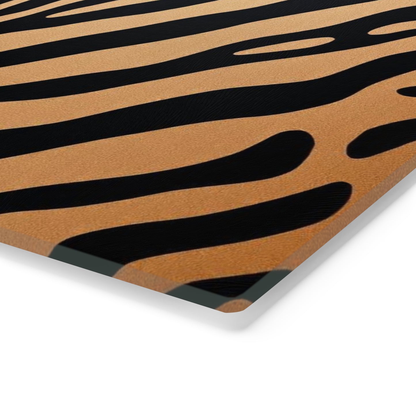 Elegant Zebra Print Cutting Board - Stylish Kitchen Essential