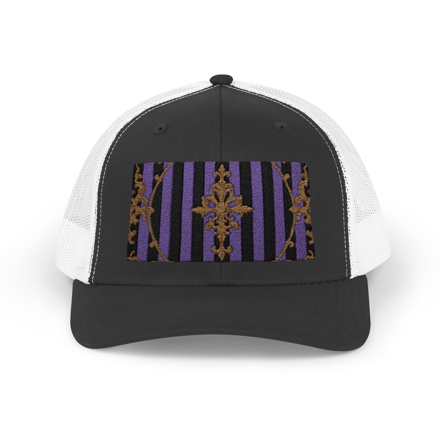 Stylish Baroque Vintage-Inspired Snapback Trucker Cap, Hipster Cap, Festival Headwear, Unique Gift for Fashion Lovers