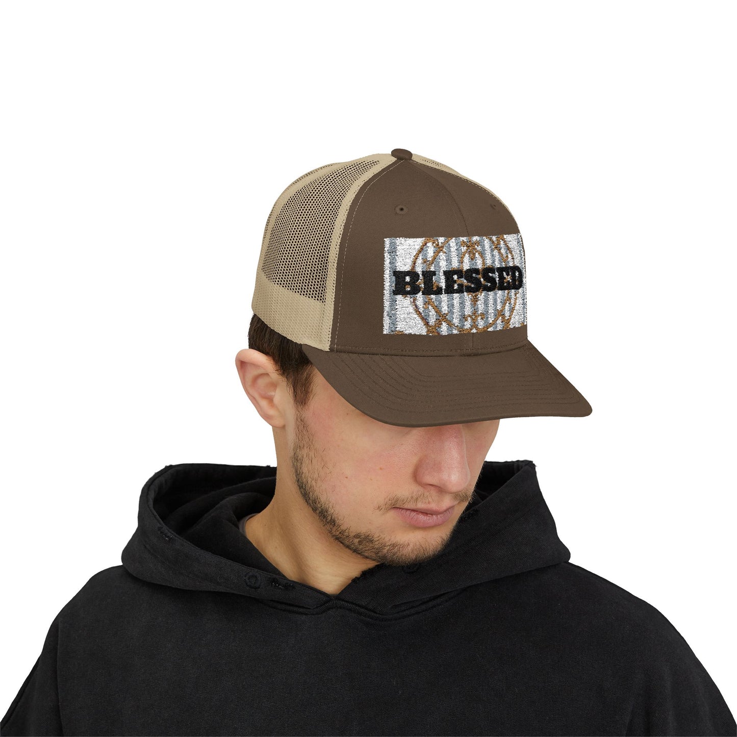 Blessed Snapback Trucker Cap - Stylish Baseball Hat for Everyday Wear, Perfect Gift for Holidays, Casual Outings, and Outdoor Adventures