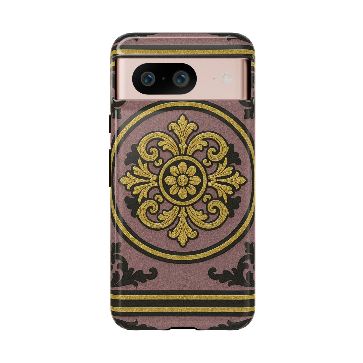 Gilded Mauve With Gold-Black Baroque Tough Cases