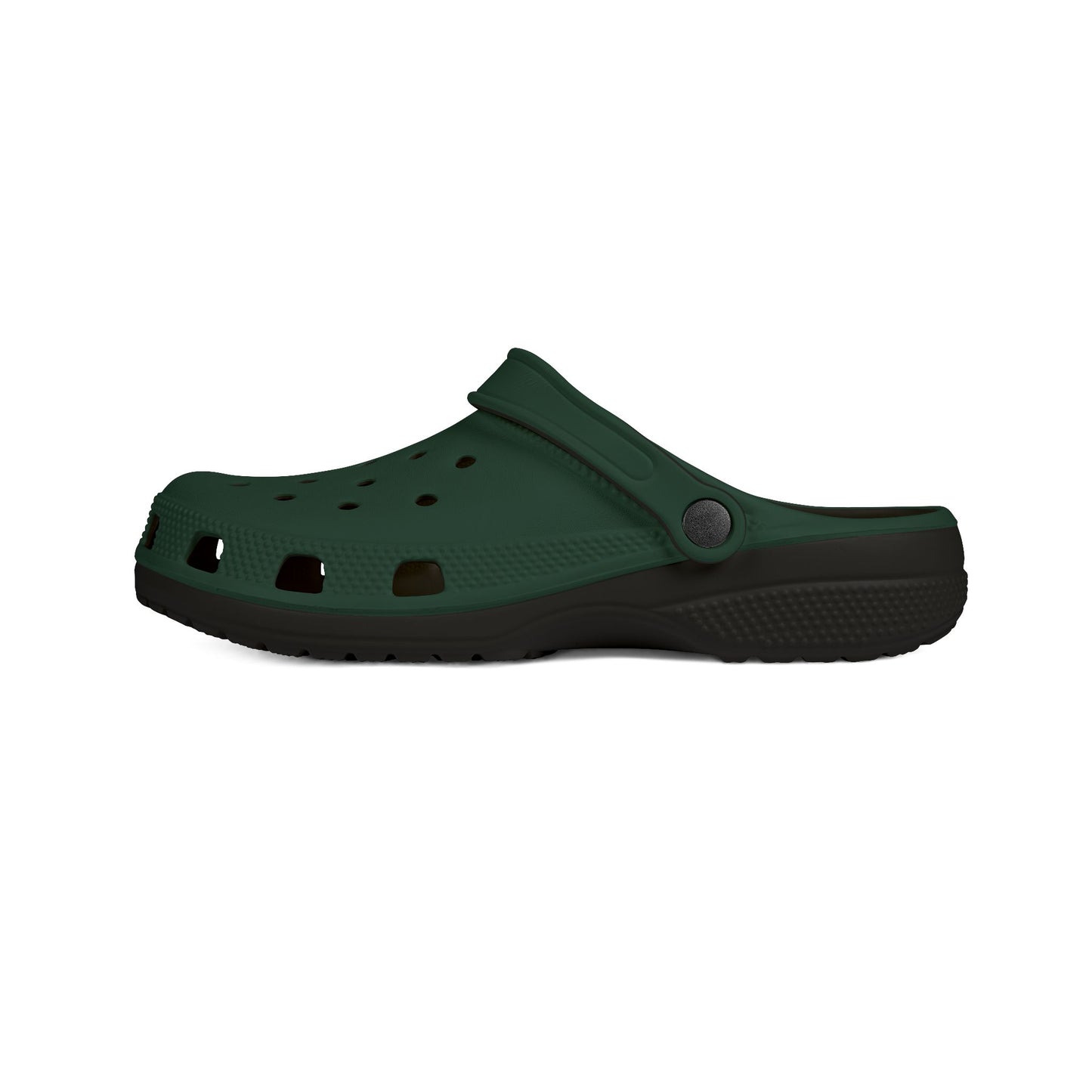 Trendy Midnight Green EVA Foam Rubber Clogs - Comfortable Footwear for Home, Garden, and Outdoor Fun, Stylish, Casual Slip-Ons