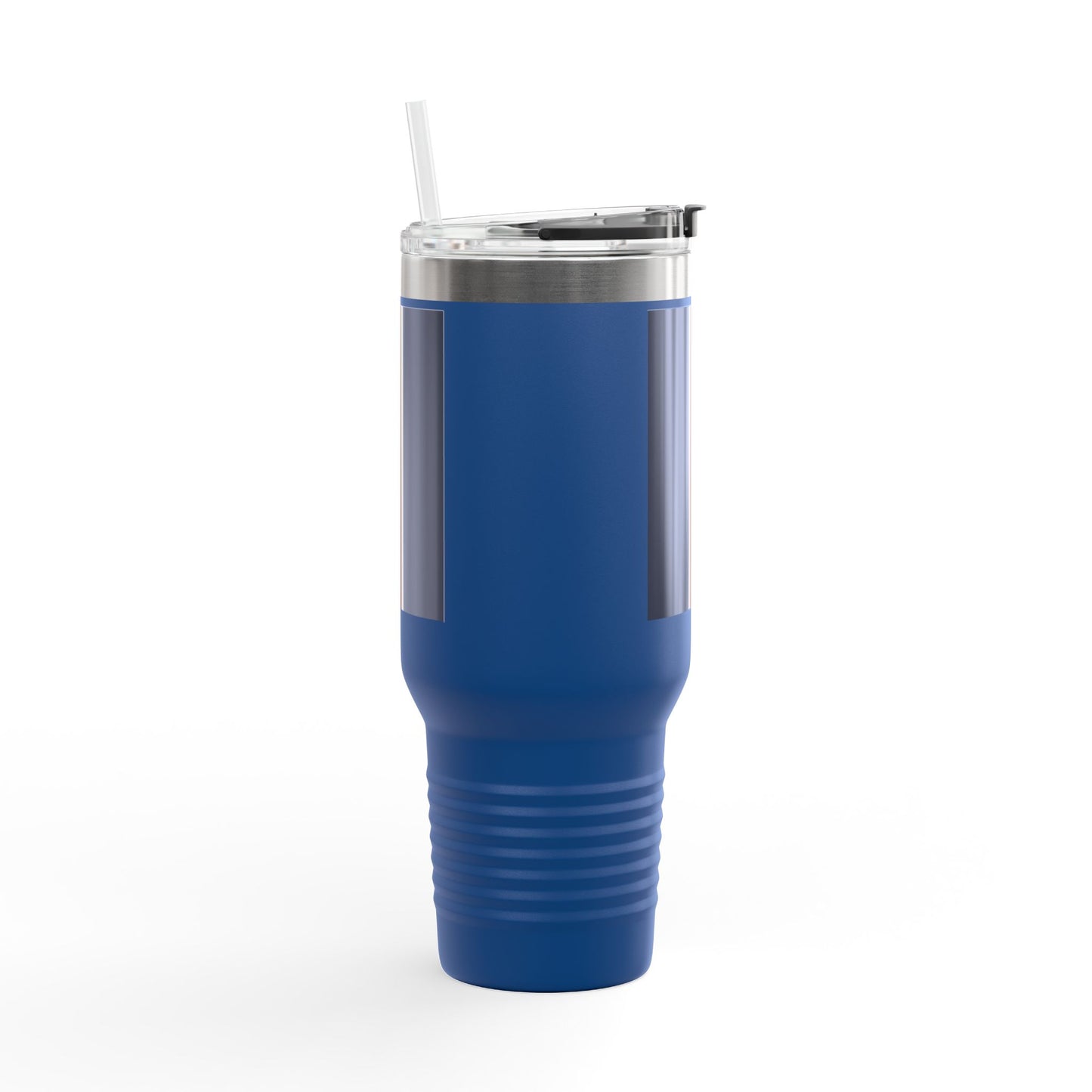 Lunar Midnight & Red-White Striped Stylish Insulated Travel Mug - Perfect for Adventure Seekers | 40oz Hot & Cold Beverage Container