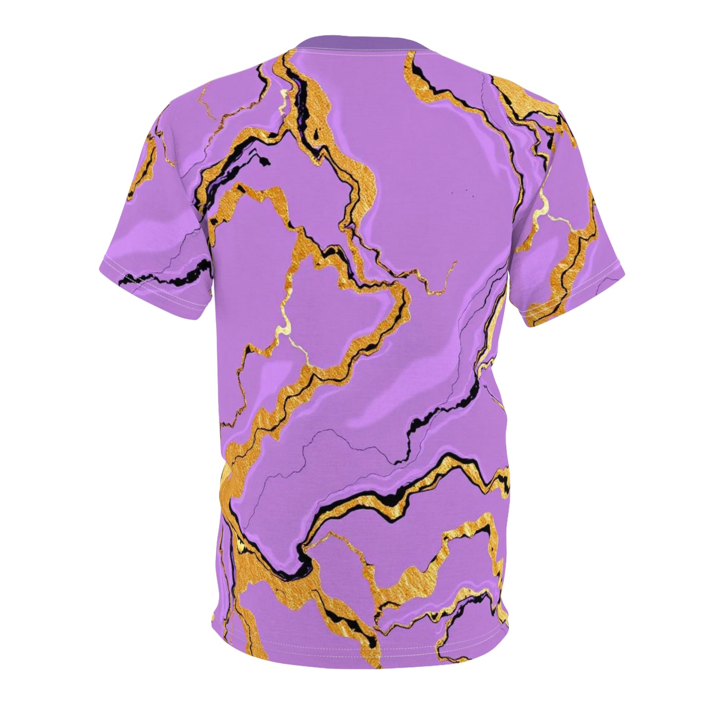 Stylish Lavender Marble Print Tee, Unique Graphic T-Shirt, Gift for Her, Casual Wear, Men's Women's Top, Birthday Gift, Summer Fashion