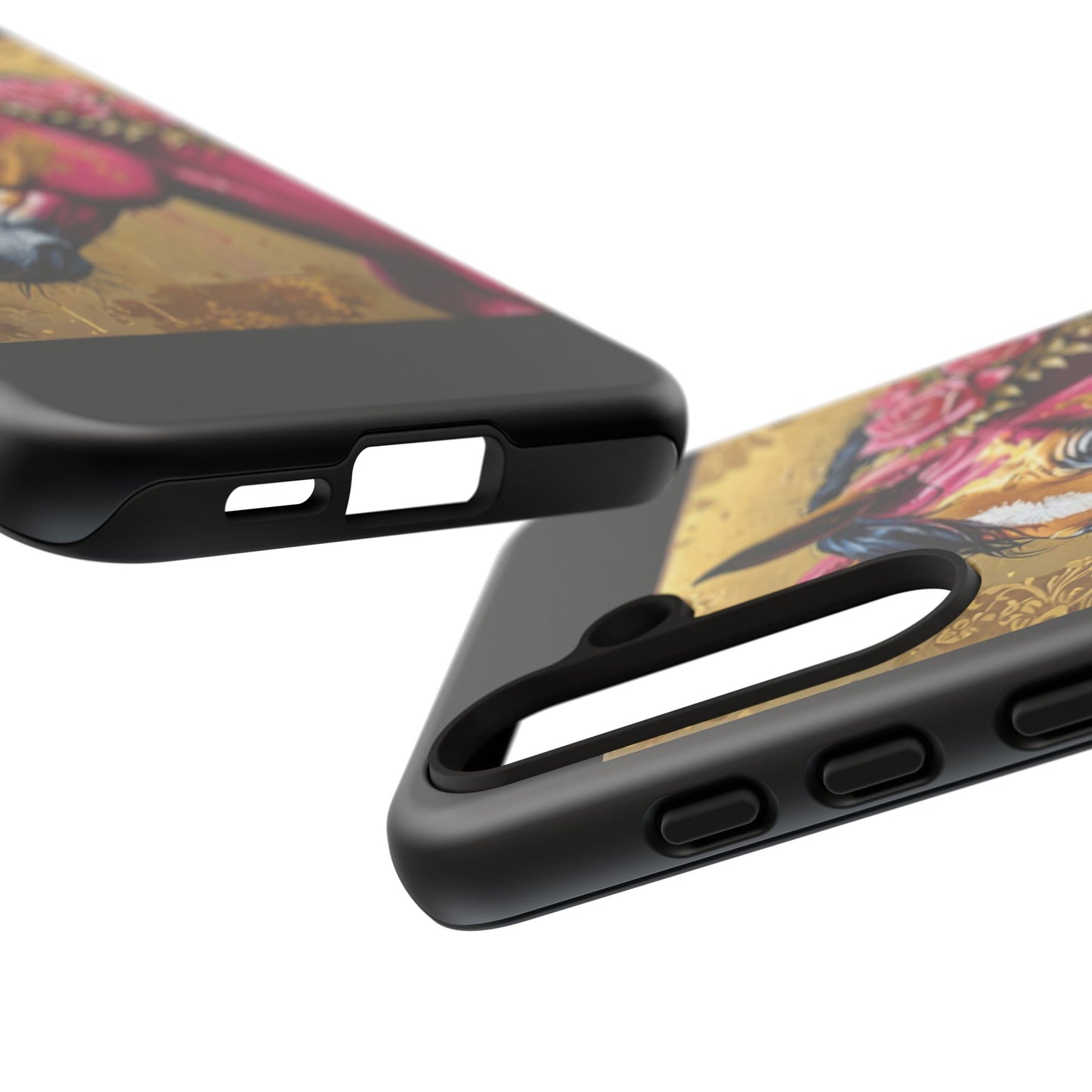 Phone Case - Elegant Horse Damask Design